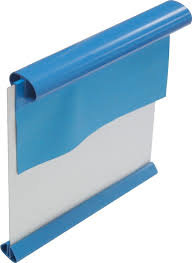 Achtvormige liner met inhangbies floridablauw 0,60mm